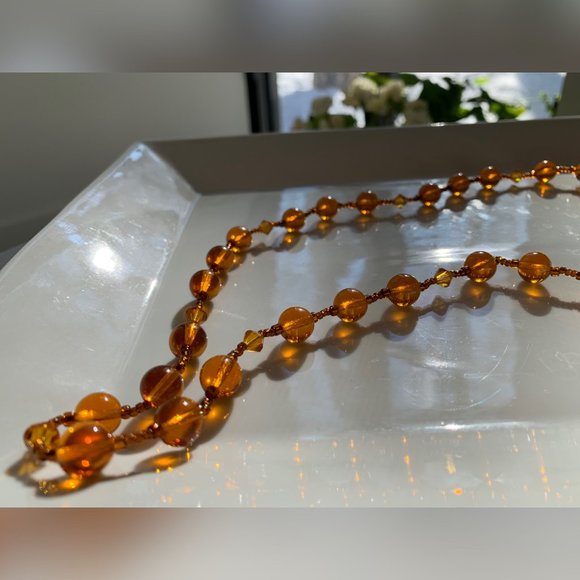 Swarovski Beaded & Crystals Handmade Necklace - Picture 4 of 8